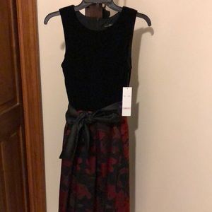 R&K special occasion black and red dress